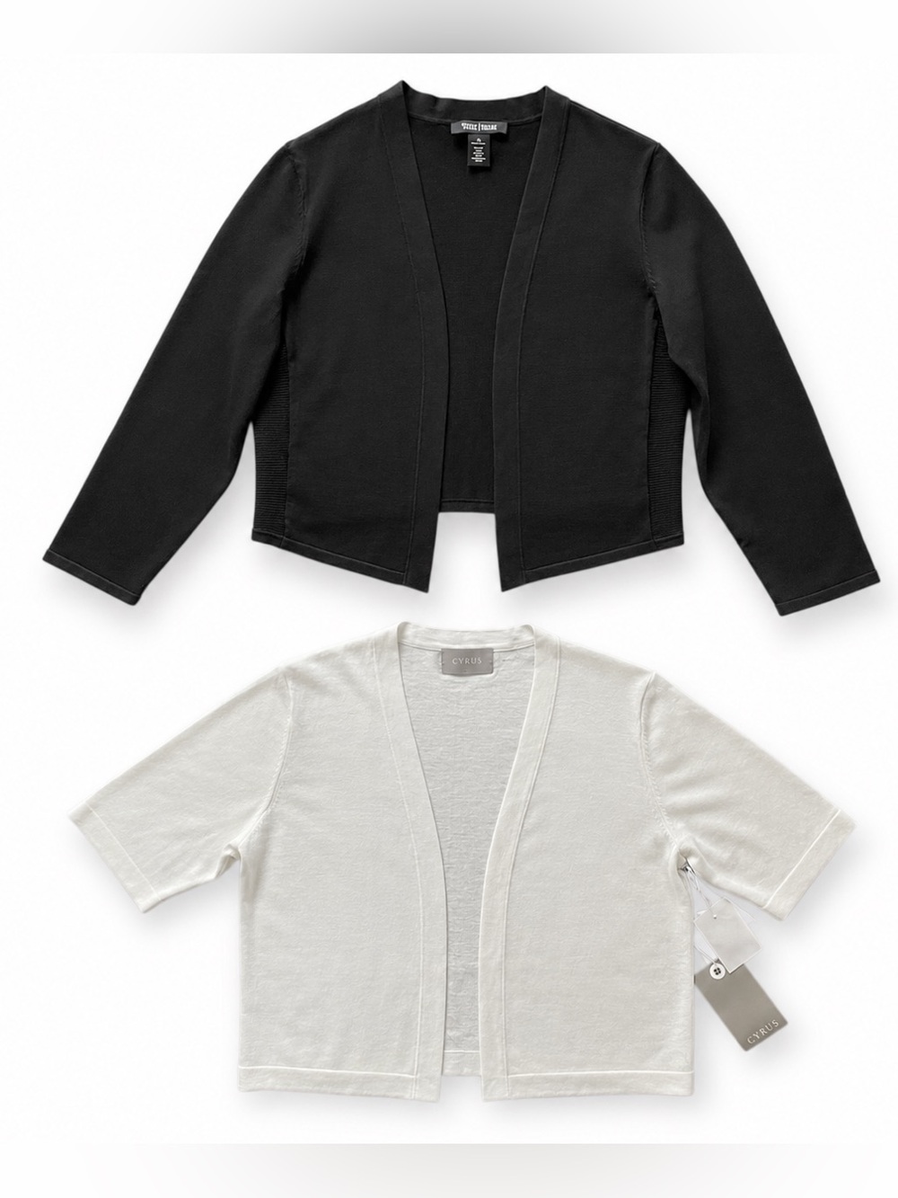 White House Black Market Black Bolero Cardigan